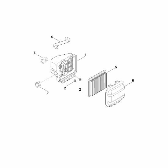 Bild von B - Luftfilter EVC 200.2 (EVC200-0003)