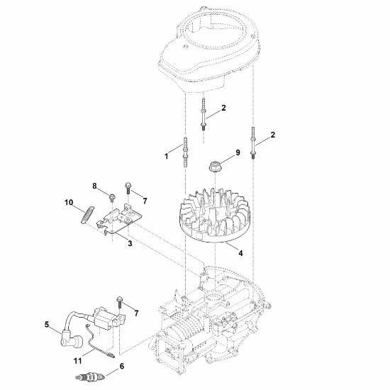 Bild von I - Zündsystem, Schwungrad EVC 200.2 (EVC200-0003)