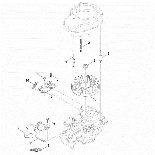 Bild von I - Zündsystem, Schwungrad EVC 200.2 (EVC200-0003)