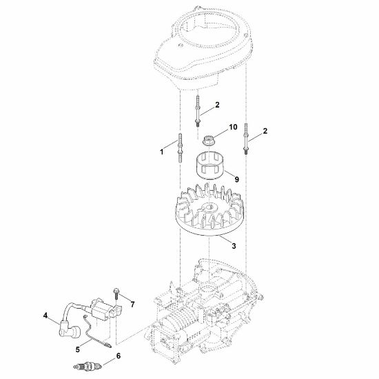 Bild von I - Zündsystem, Schwungrad EVC 200.3 C (EVC200-0005)