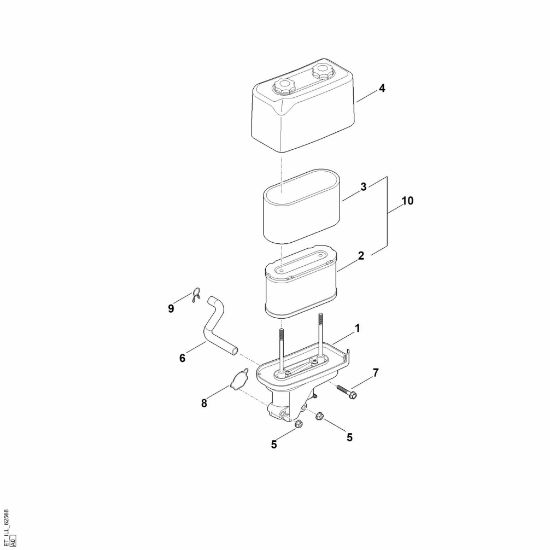 Bild von B - Luftfilter EVC 2000.0 (EVC2000-0001)