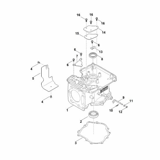 Bild von C - Kurbelgehäuse EVC 2000.0 (EVC2000-0001)