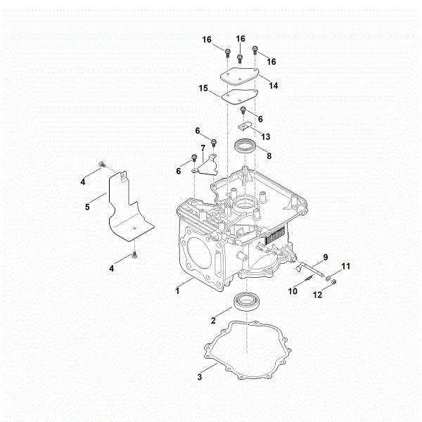 Bild von C - Kurbelgehäuse EVC 2000.0 (EVC2000-0001)