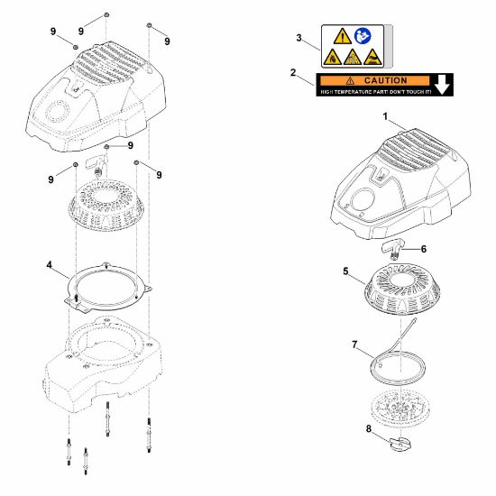 Bild von K - Startsystem, Lüftergehäuse EVC 2000.0 (EVC2000-0001)