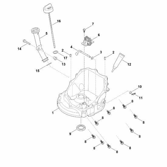 Bild von J - Reglergetriebe, Ölwanne EVC 300.0 (EVC300-0001)