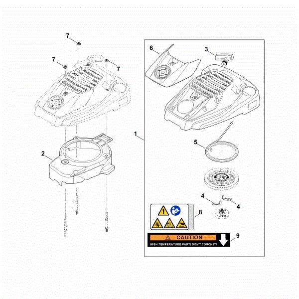 Bild von K - Startsystem, Lüftergehäuse EVC 300.0 (EVC300-0001)