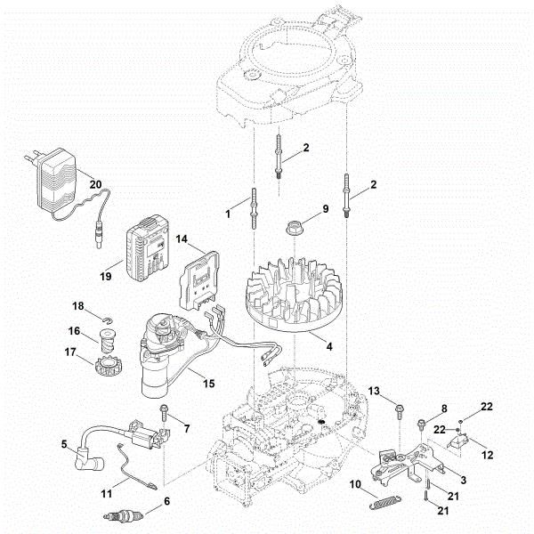 Bild von I - Zündsystem, Schwungrad EVC 300.0 E (EVC300-0002)