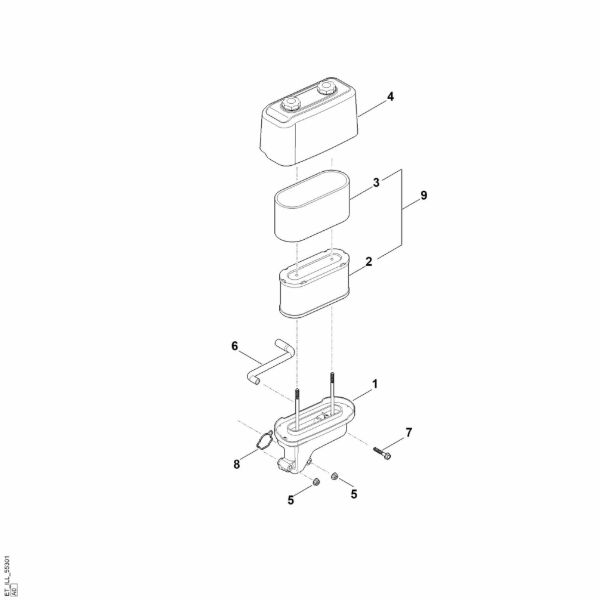 Bild von B - Luftfilter EVC 4000.1 (EVC4000-0002)