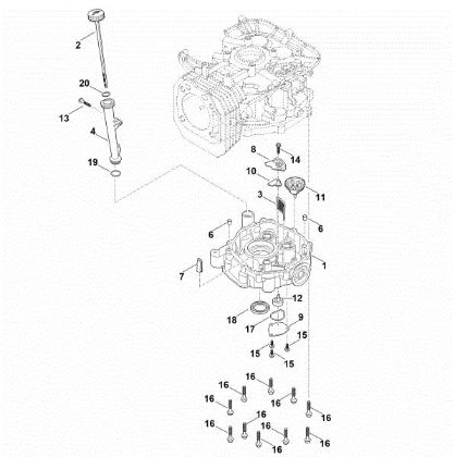 Bild von J - Reglergetriebe, Ölwanne EVC 4000.1 (EVC4000-0003)