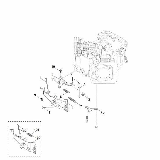 Bild von G - Reglergestänge EVC 7000.0 (EVC7000-0001)