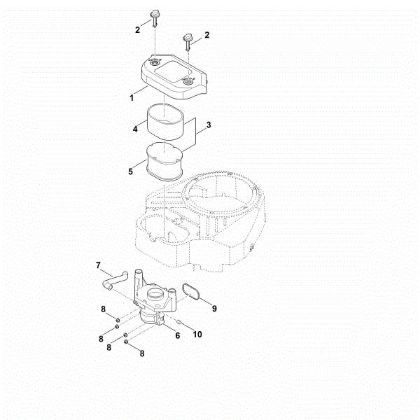 Bild von B - Luftfilter EVC 8000.0 (EVC8000-0001)