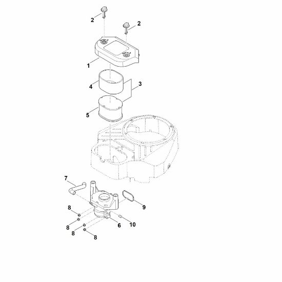 Bild von B - Luftfilter EVC 8000.0 (EVC8000-0001)