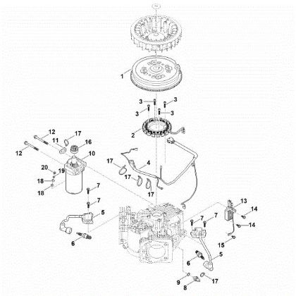 Bild von D - Zündsystem, Anlasser, Schwungrad EVC 8000.0 (EVC8000-0001)