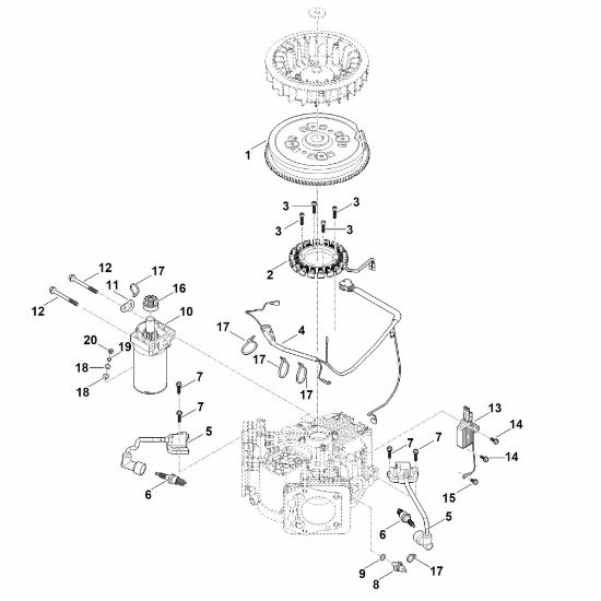 Bild von D - Zündsystem, Anlasser, Schwungrad EVC 8000.0 (EVC8000-0001)