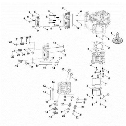 Bild von I - Nockenwelle, Ventile EVC 8000.0 (EVC8000-0001)