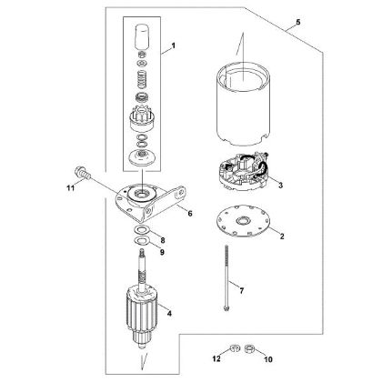 Bild von L - Anlasser FH381V-AS51