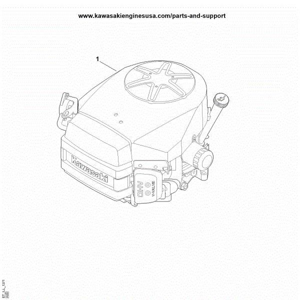 Bild von A - Motor komplett FH580V-AS51