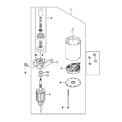 Bild von L - Anlasser FH580V-AS51