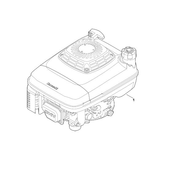 Bild von A - Motor komplett FJ180V-AM58