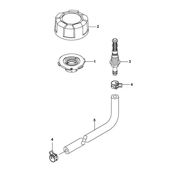 Bild von K - Kraftstoffleitung/ Filter FJ180V-AM58