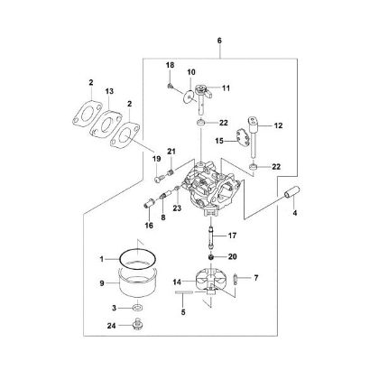 Bild von I - Vergaser FJ180V-AM80
