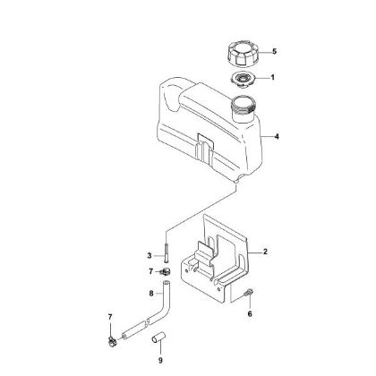 Bild von K - Kraftstofftank FJ180V-AM93