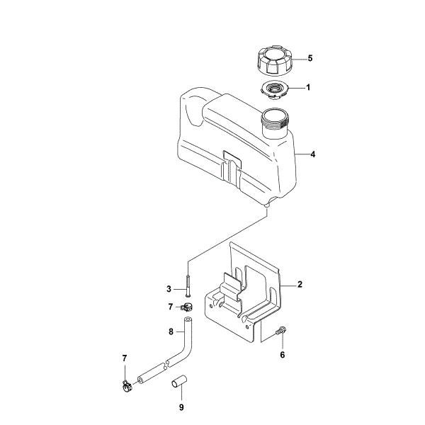 Bild von K - Kraftstofftank FJ180V-AM93