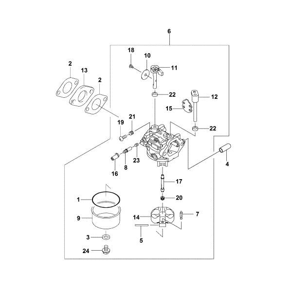 Bild von I - Vergaser FJ180V-BM80