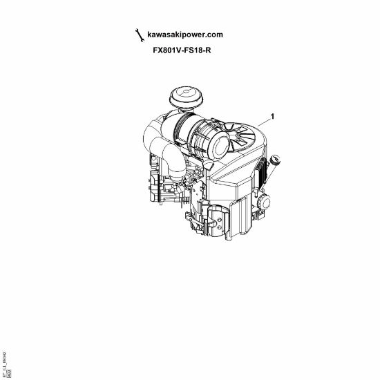 Bild von A - Motorersatzteile FX801V-FS18-R