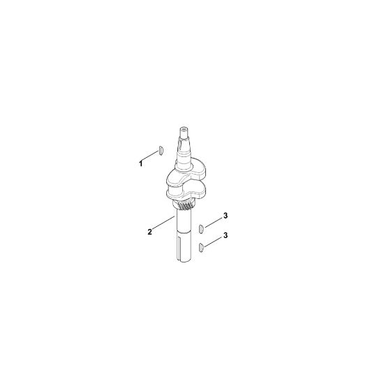 Bild von D - Kurbelwelle HD675 (HD675-3012)