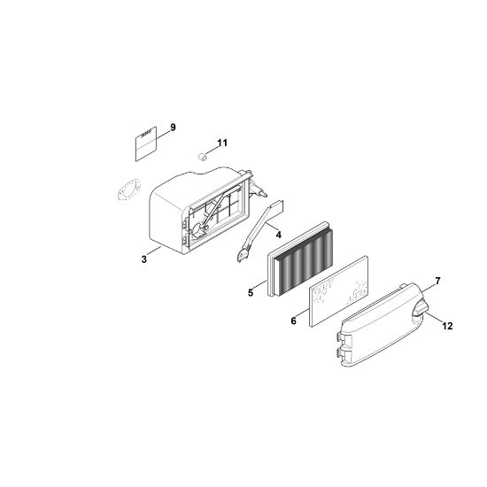 Bild von B - Luftfilter HD675 (HD675-3013)