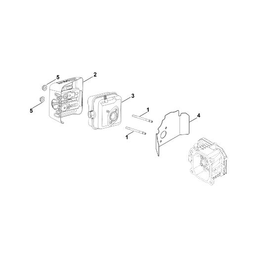 Bild von F - Auspuff HD675 (HD675-3014)