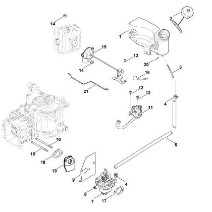 Bild von G - Vergaser, Kraftstoffleitung HD775 (HD775-3026)