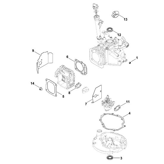 Bild von H - Dichtungssatz XT-6 (XT149-0213)