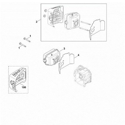 Bild von F - Auspuff XT-675 (XT675-0022)