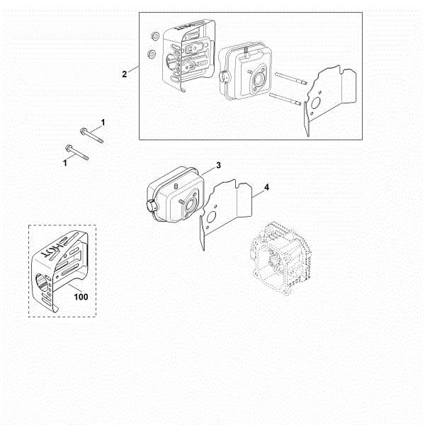 Bild von F - Auspuff XT-675 (XT675-0022)
