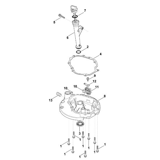 Bild von K - Schmiersystem, Ölwanne XT-675 (XT675-0022)