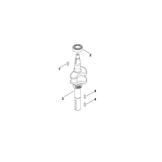 Bild von D - Kurbelwelle XT-675 (XT675-2046)