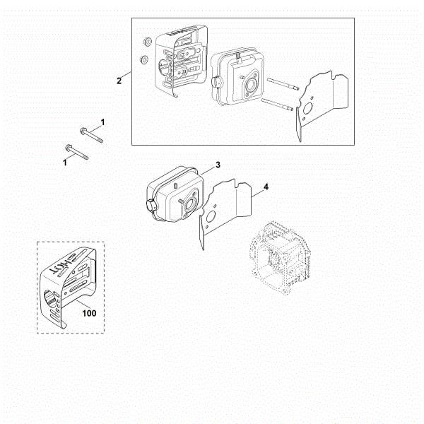 Bild von F - Auspuff XT-675 (XT675-2046)