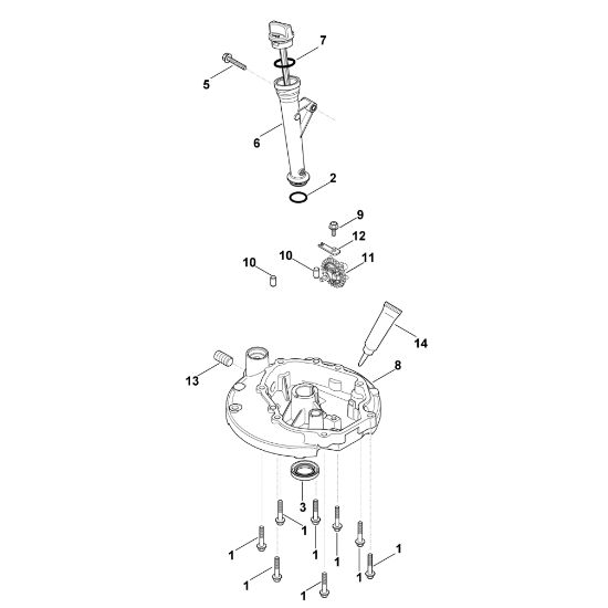 Bild von K - Schmiersystem, Ölwanne XT-675 (XT675-2046)