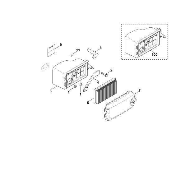 Bild von B - Luftfilter XT-675 (XT675-2047)