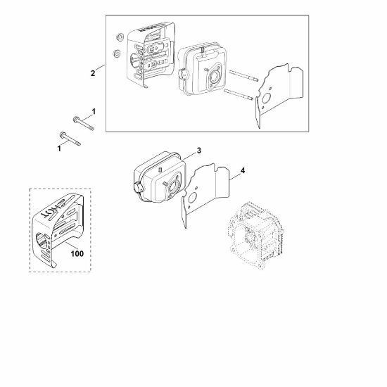 Bild von F - Auspuff XT-675 (XT675-3052)