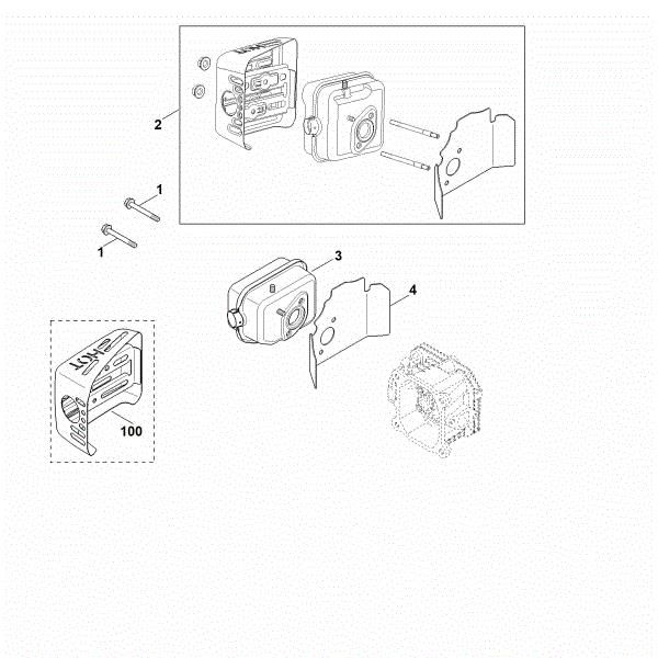 Bild von F - Auspuff XT-675 (XT675-3052)