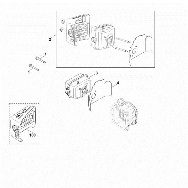 Bild von F - Auspuff XT-675 (XT675-3069)
