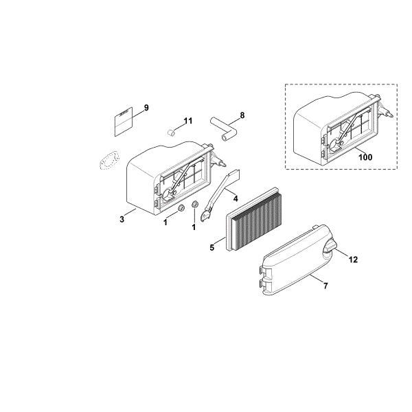 Bild von B - Luftfilter XT-675 (XT675-3098)