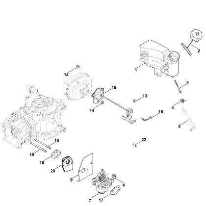 Bild von G - Vergaser, Kraftstoffleitung XT-675 (XT675-3109)