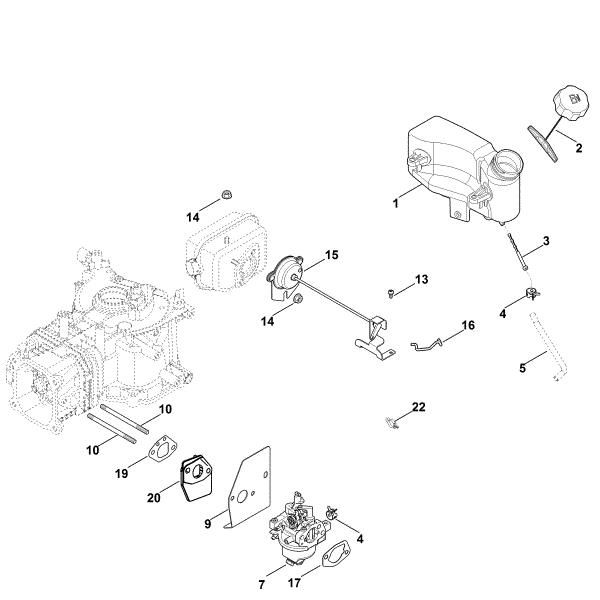 Bild von G - Vergaser, Kraftstoffleitung XT-675 (XT675-3109)
