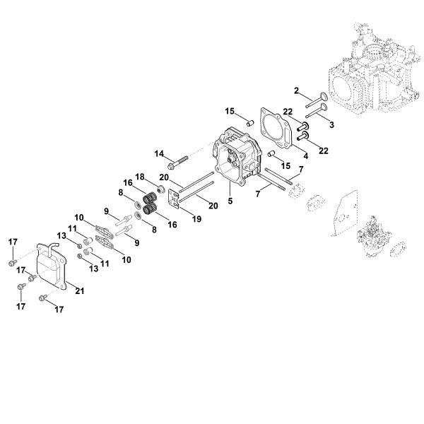 Bild von I - Ventildeckel, Ventile XT-675 (XT675-3109)