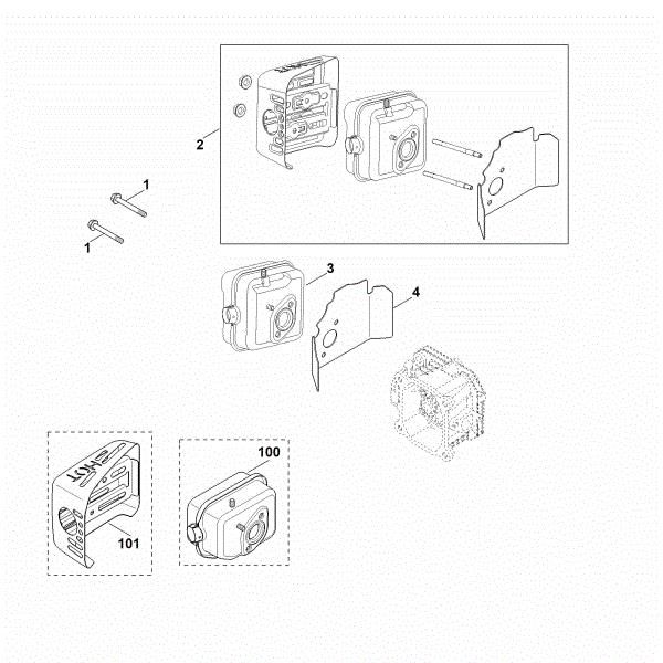 Bild von F - Auspuff XT-800 (XT800-0032)