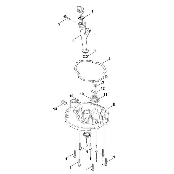 Bild von K - Schmiersystem, Ölwanne XT-800 (XT800-0032)